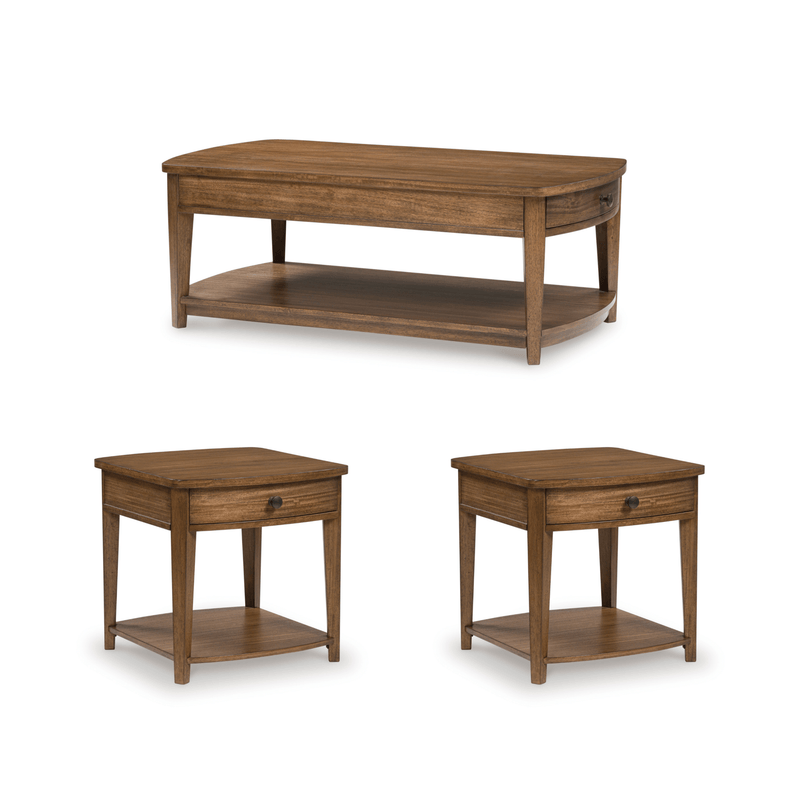 Burkbyer Table Set - Al Rugaib Furniture