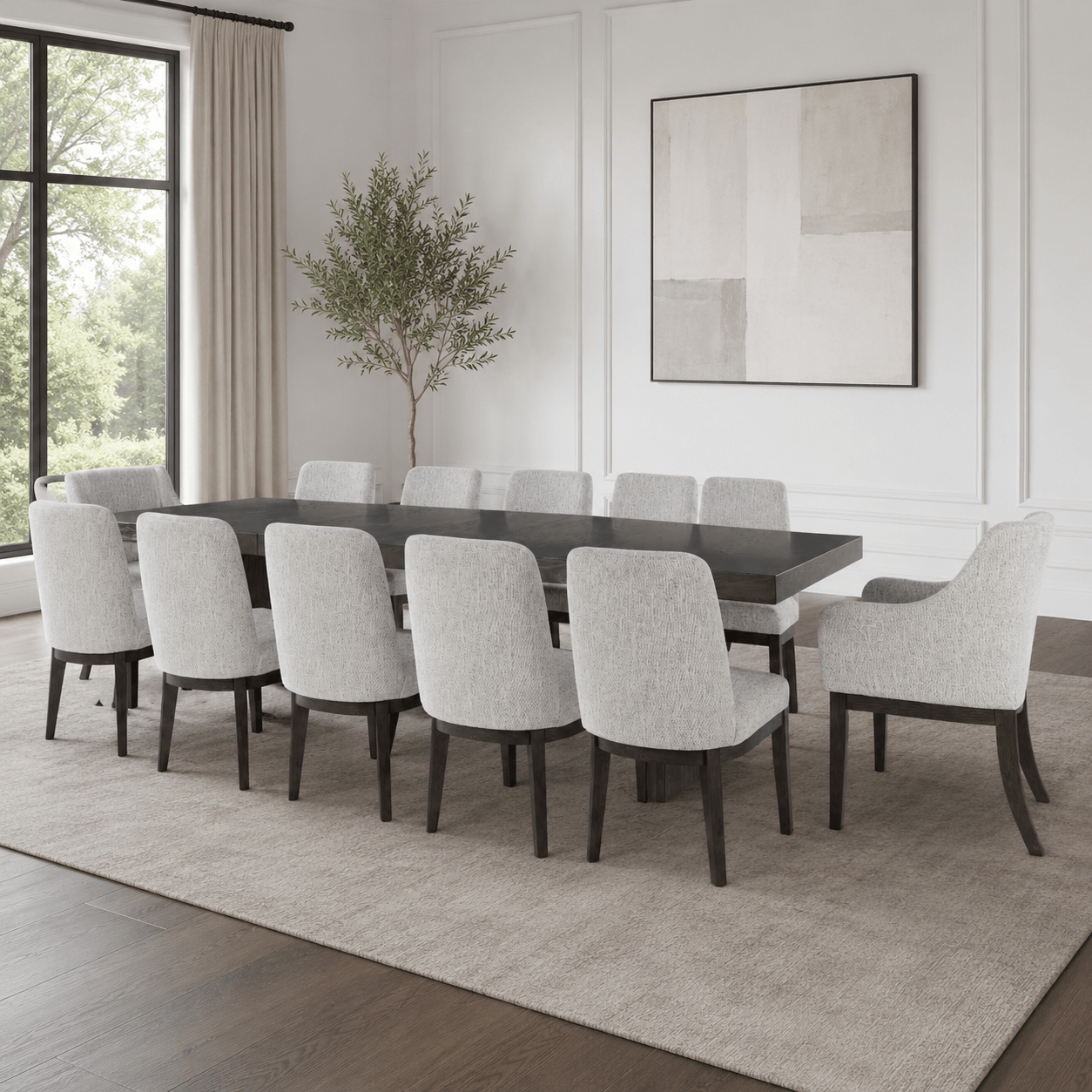 Burkhaus Large Dining Set Dining Room Sets| Ashley Homestore