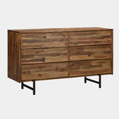 Bushwick Wooden 6 Drawer Dresser - Al Rugaib Furniture