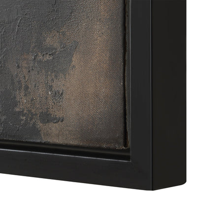 B&W ABSTRACT HAND PAINTED CANVAS - Al Rugaib Furniture