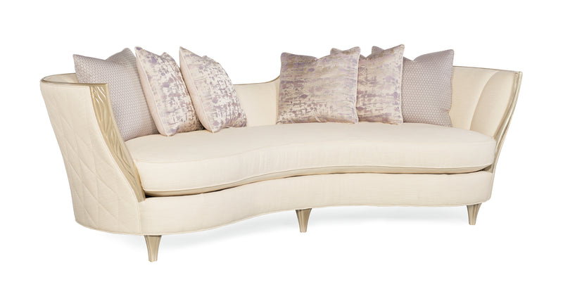 Adela - Purple-Cushioned Sofa
