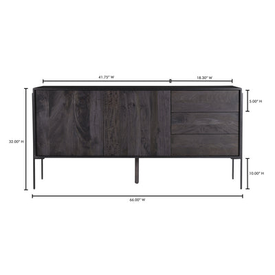 Tobin Sideboard Charcoal