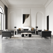 María Charcoal Sofa Set