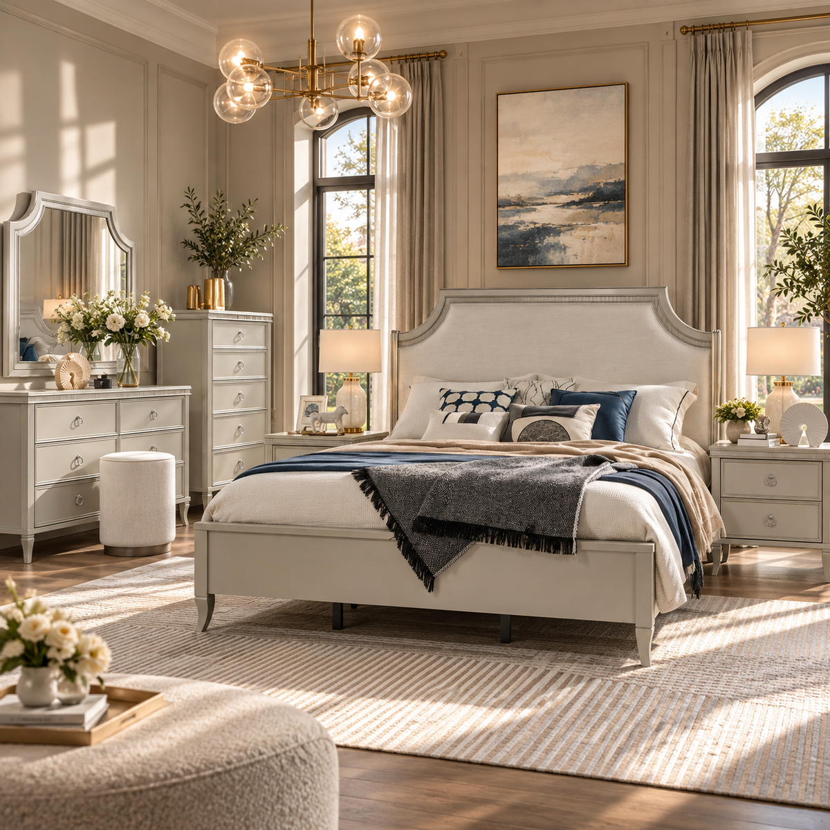 CLAREMONT WOODS QUEEN BED