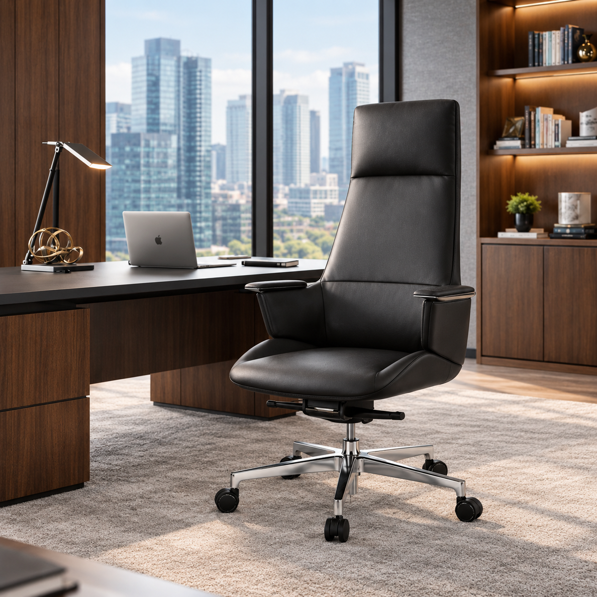 Orion High Back Chair - Black