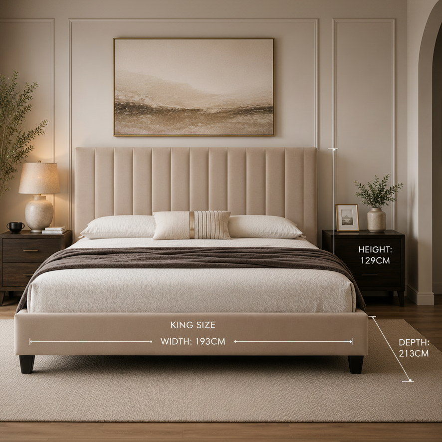 MR Beige Bed