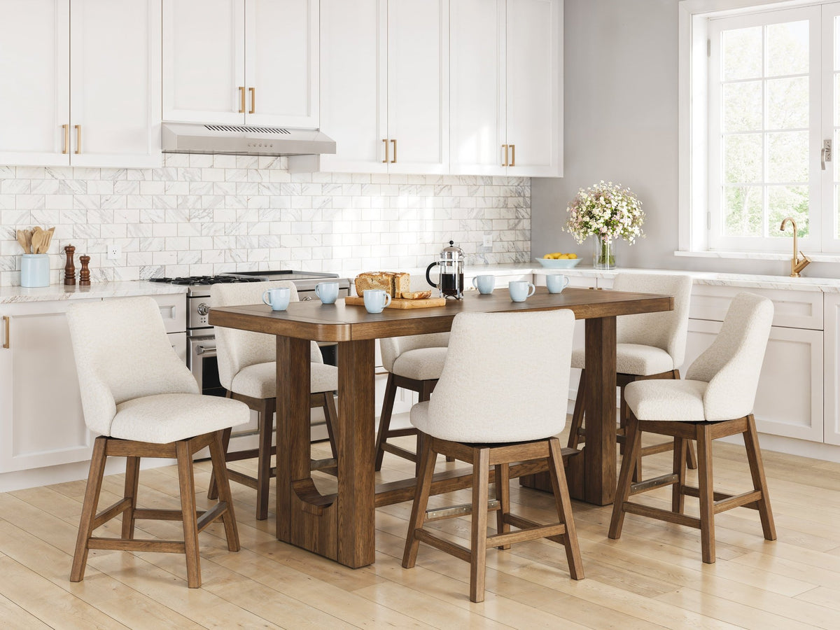 Cabalynn RECT Dining Room Counter Table Set Dining Room Sets| Ashley Homestore