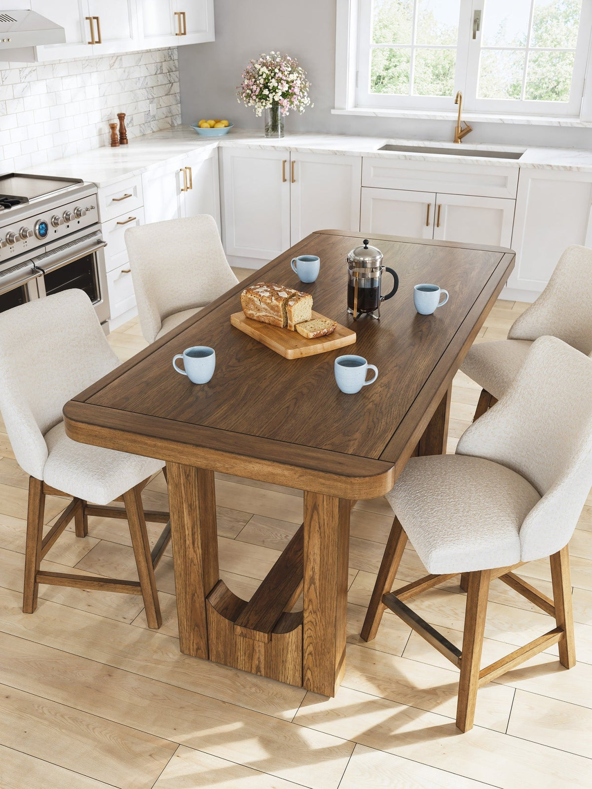 Cabalynn RECT Dining Room Counter Table Set Dining Room Sets| Ashley Homestore