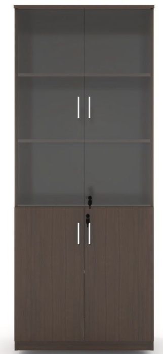 4- Door High Cabinet (Glass Upper Door)