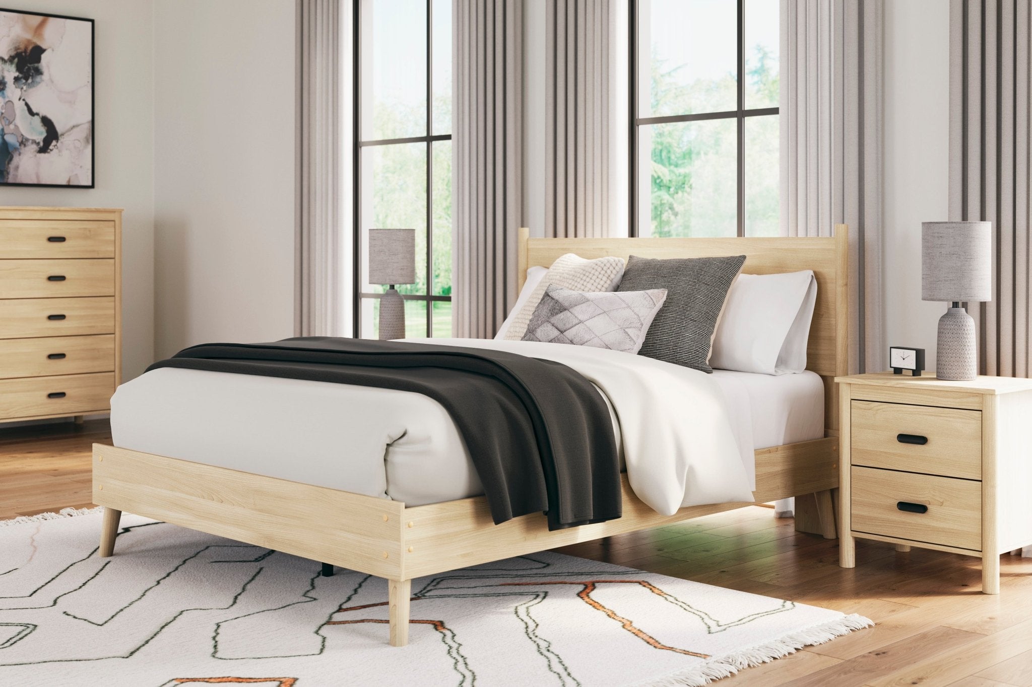 Cabinella Queen Platform Panel Bed Beds| Ashley Homestore