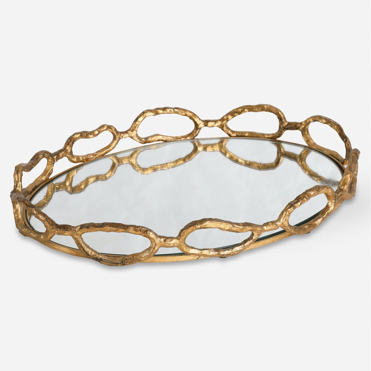 CABLE CHAIN TRAY Table Decors| Uttermost