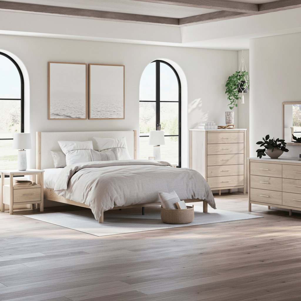 Cadmori King Upholstered Panel Set Bedroom Sets| Ashley Homestore