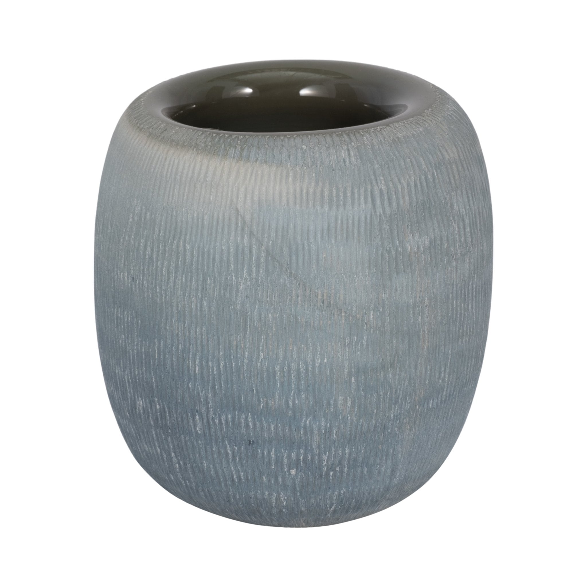 Cadmus Blue Glass Vase Vases and Jars| Sagebrook Home