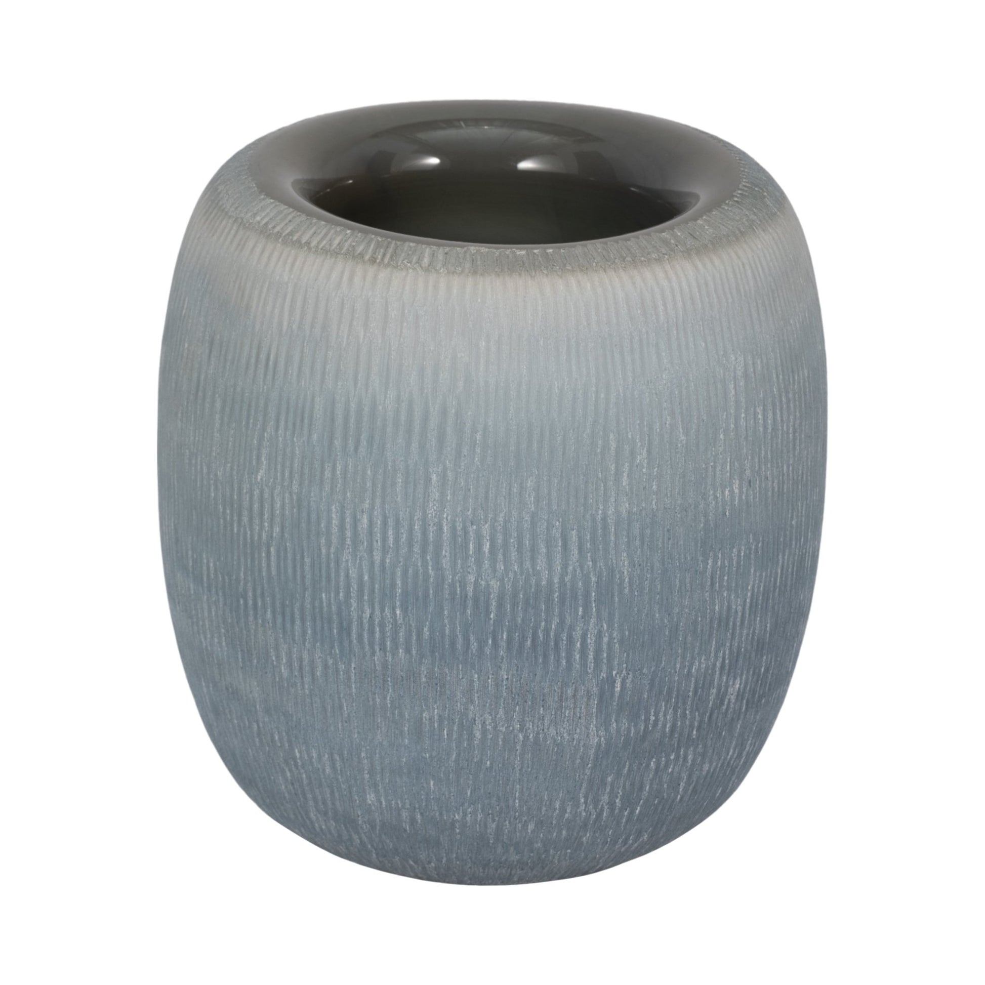 Cadmus Blue Glass Vase Vases and Jars| Sagebrook Home