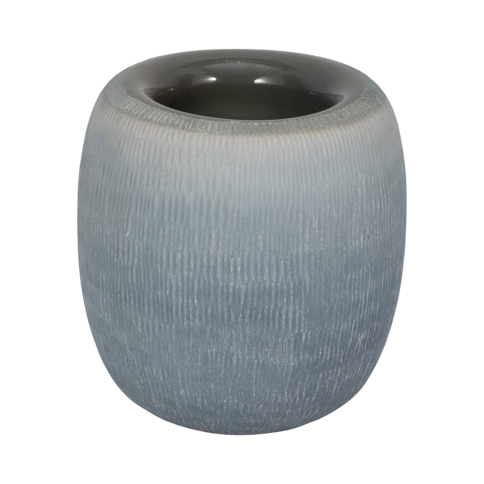 Cadmus Blue Glass Vase Vases and Jars| Sagebrook Home