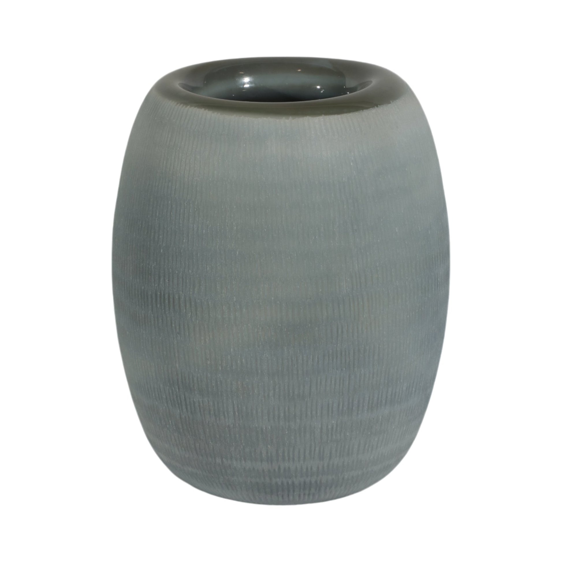 Cadmus Blue Glass Vase Vases and Jars| Sagebrook Home