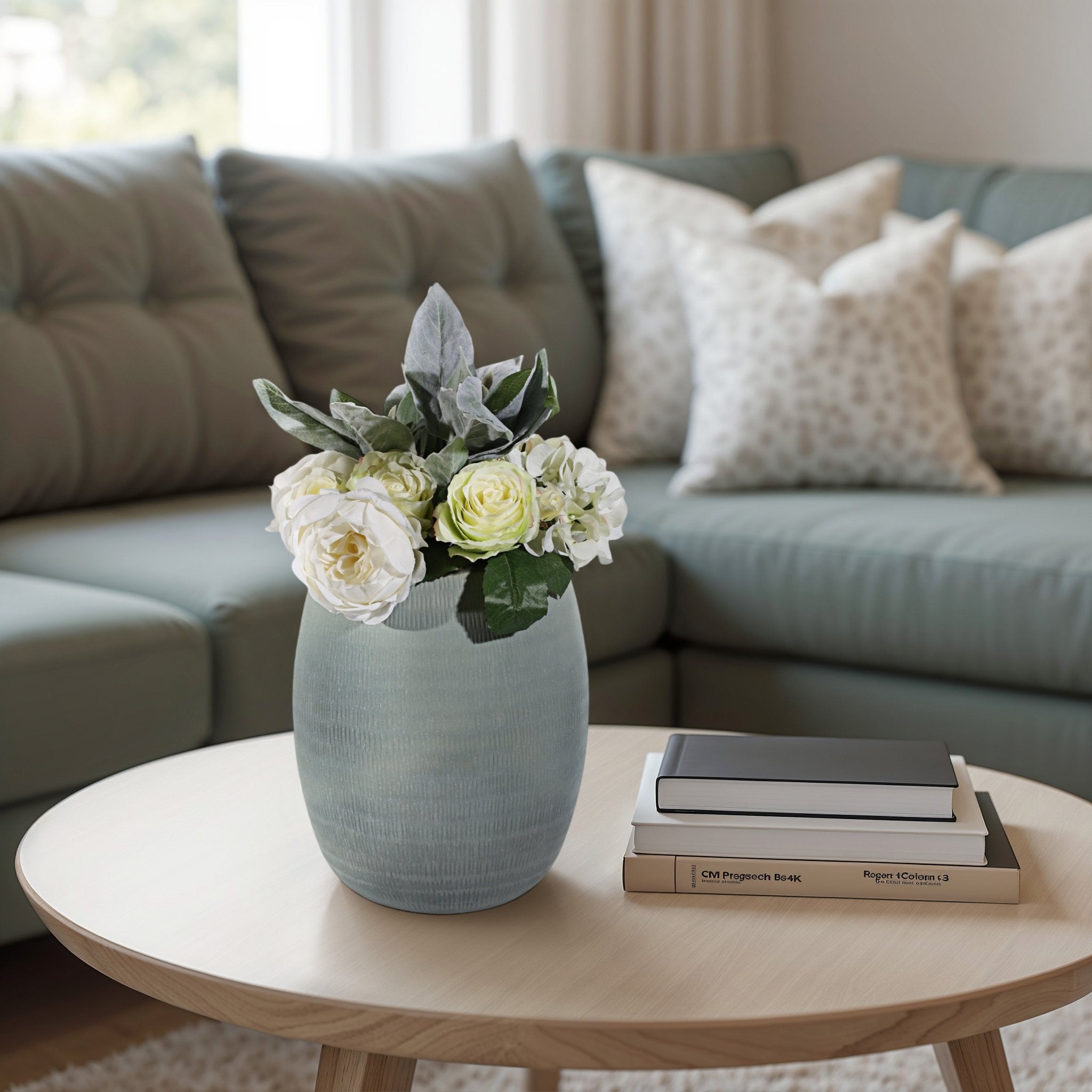 Cadmus Blue Glass Vase Vases and Jars| Sagebrook Home