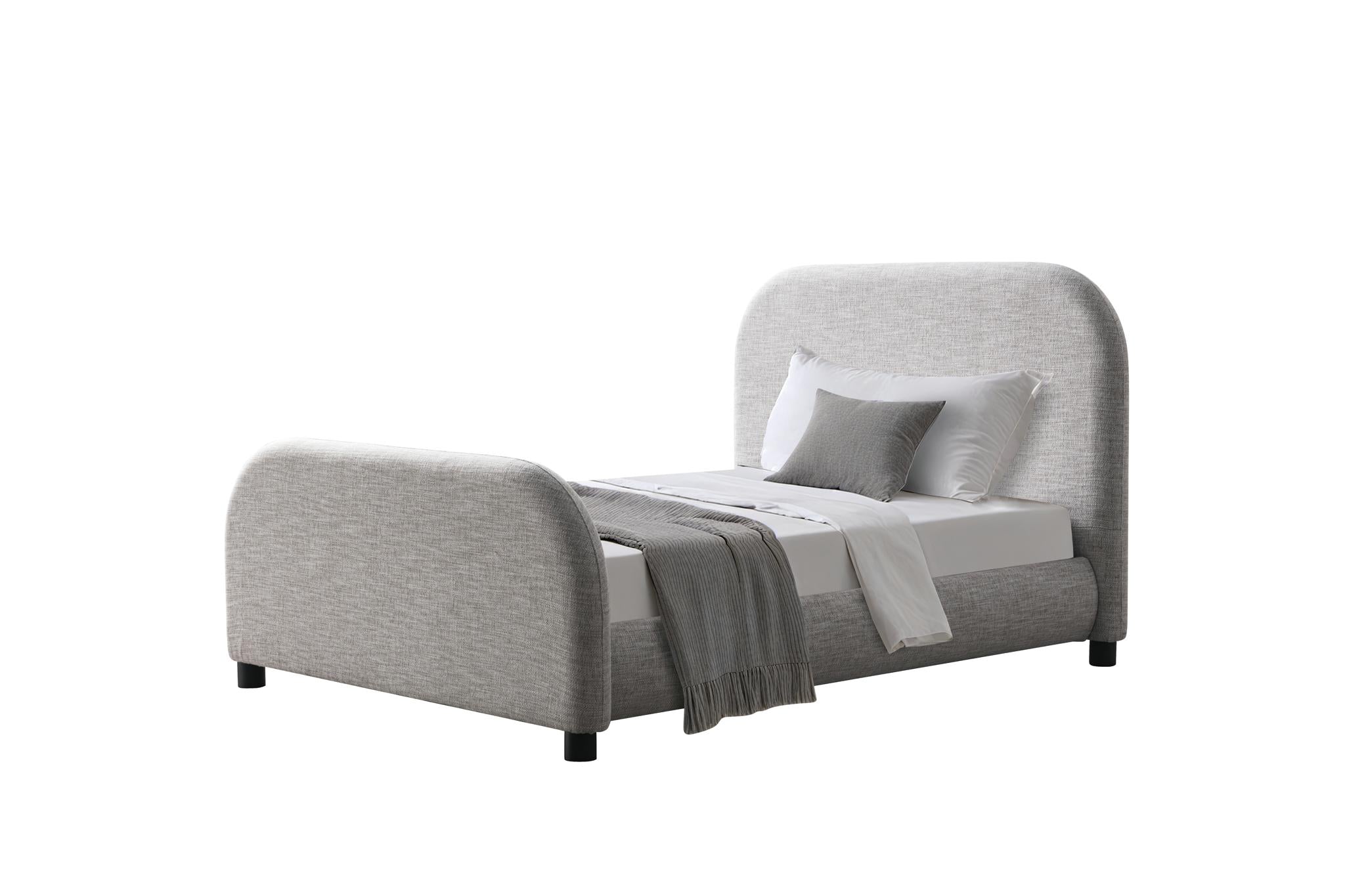 Caelo Grey Bed Beds| Roots Furniture