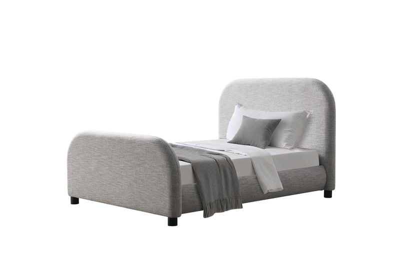 Caelo Grey Bed - Al Rugaib Furniture