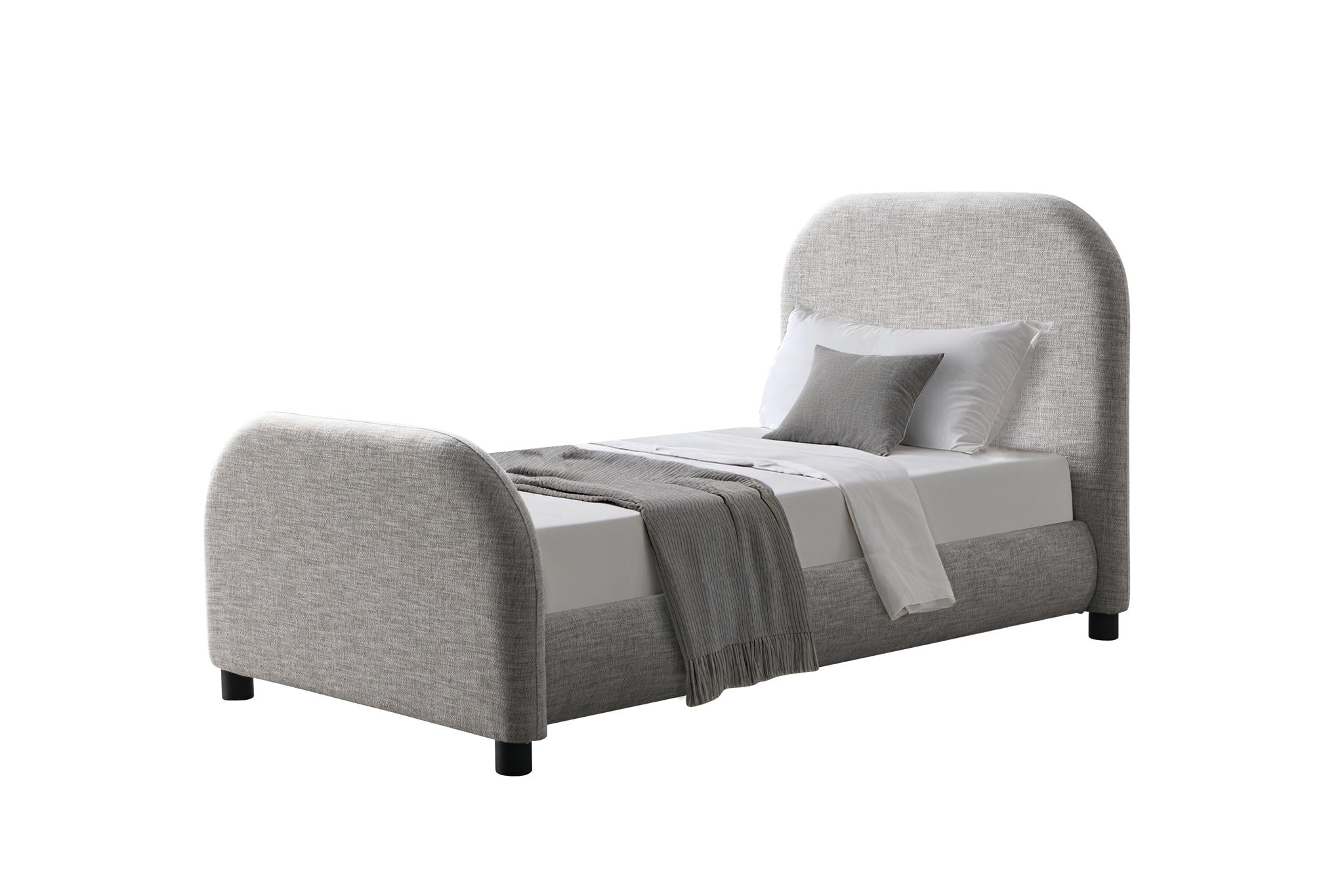 Caelo Grey Bed Beds| Roots Furniture