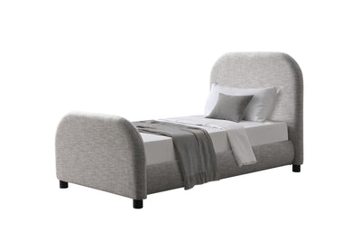 Caelo Grey Bed - Al Rugaib Furniture