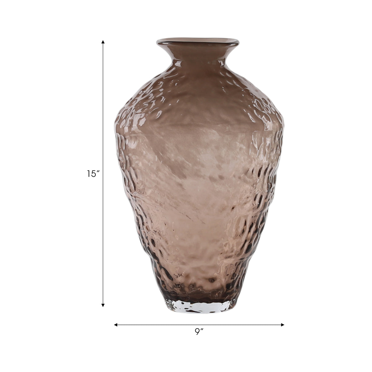 الزجاجية البنية تيرزاه Tirzah Brown Glass Vase