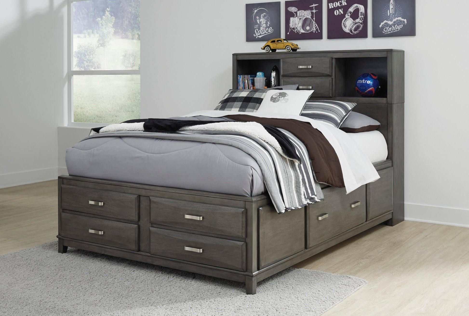 Caitbrook Full Storage Bed Beds| Ashley Homestore