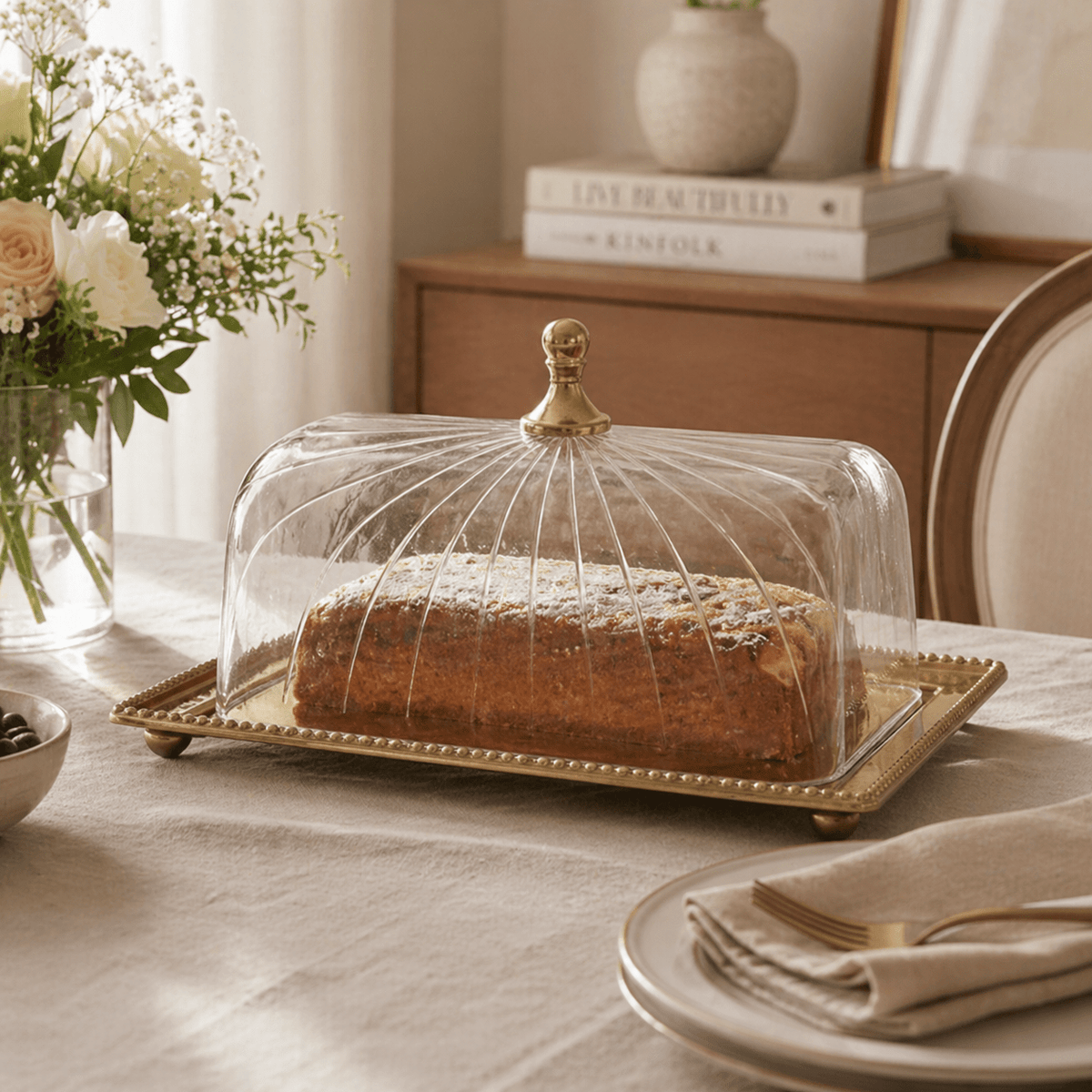 Cake Stand With Lid Kitchen Accessories| Roots Furniture