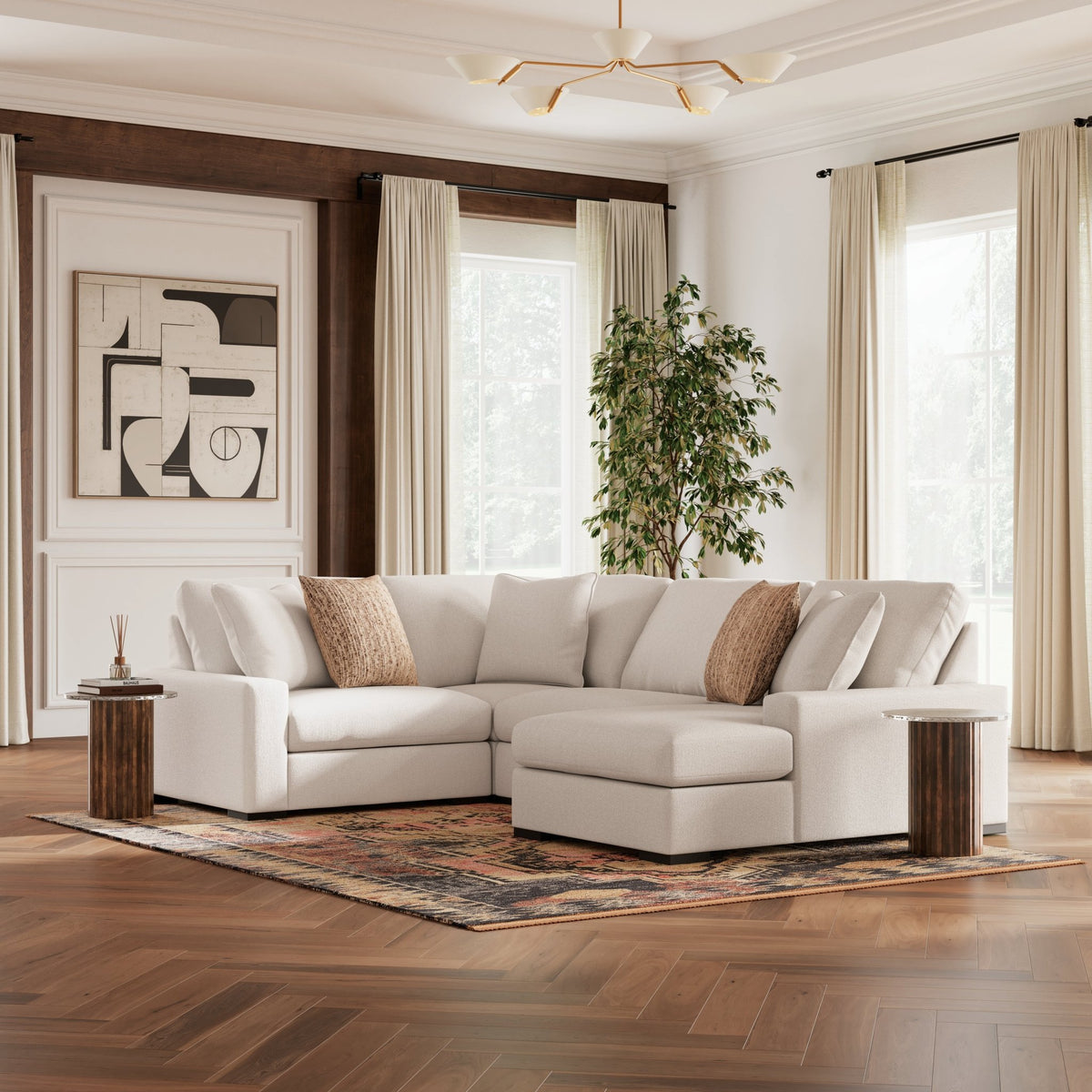 Calden 3-Piece Sectional Sofa Sectionals| Ashley Homestore