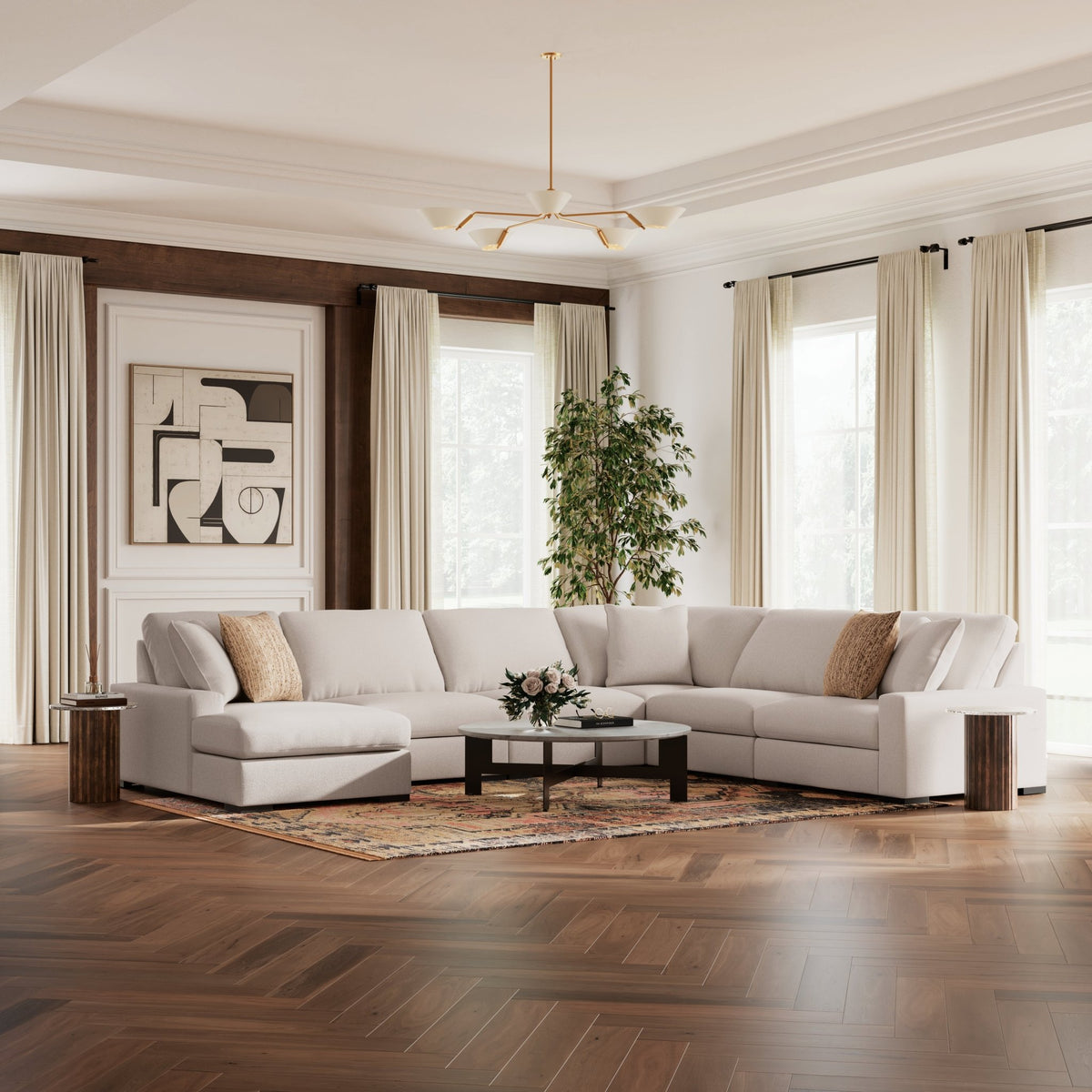 Calden 4-Piece Sectional Sectionals| Ashley Homestore