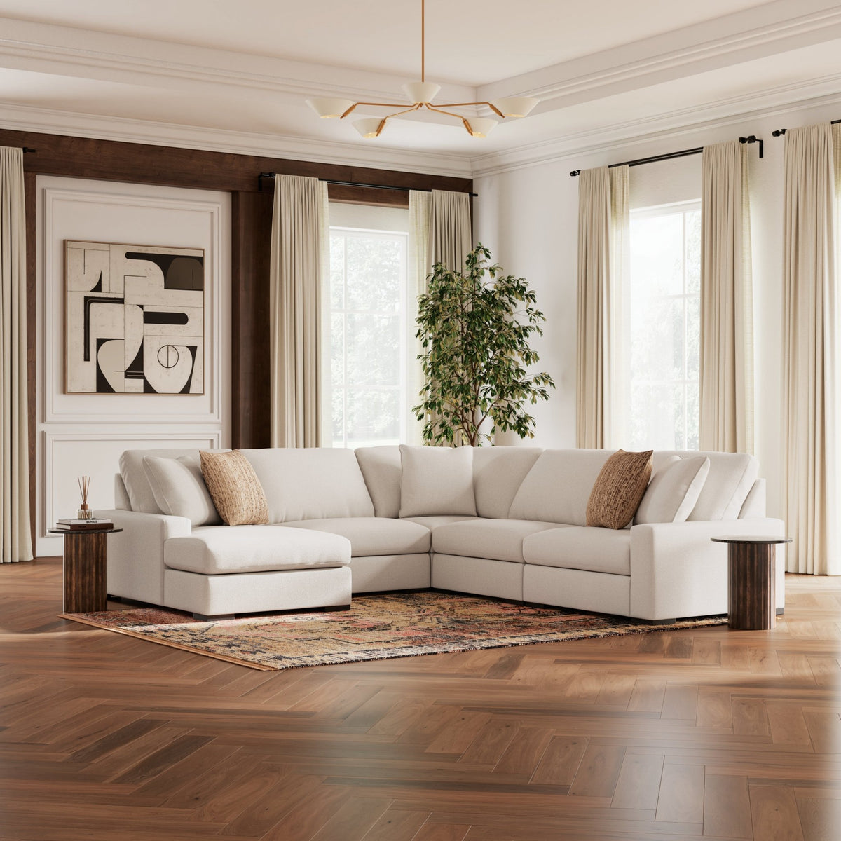Calden 4-Piece Sectional with Chaise Sectionals| Ashley Homestore