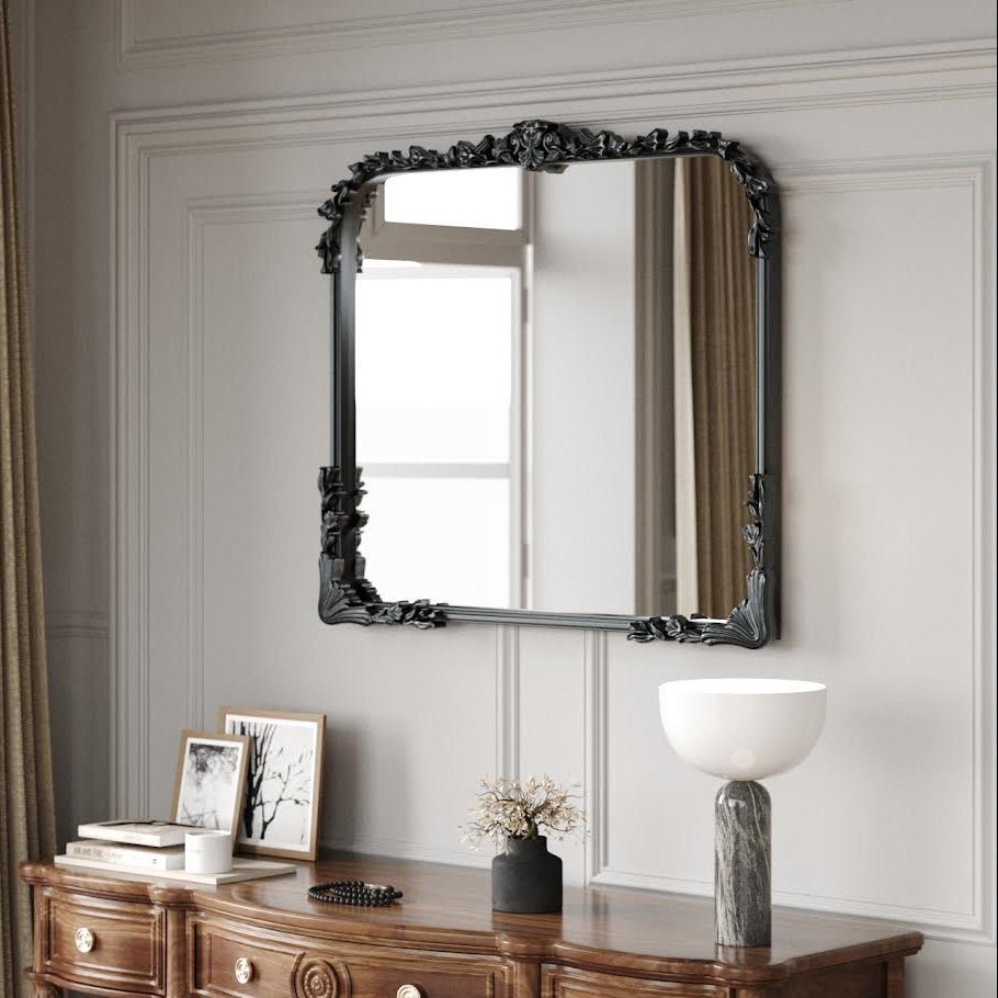 Calder Mirror Black Mirrors| Roots Furniture