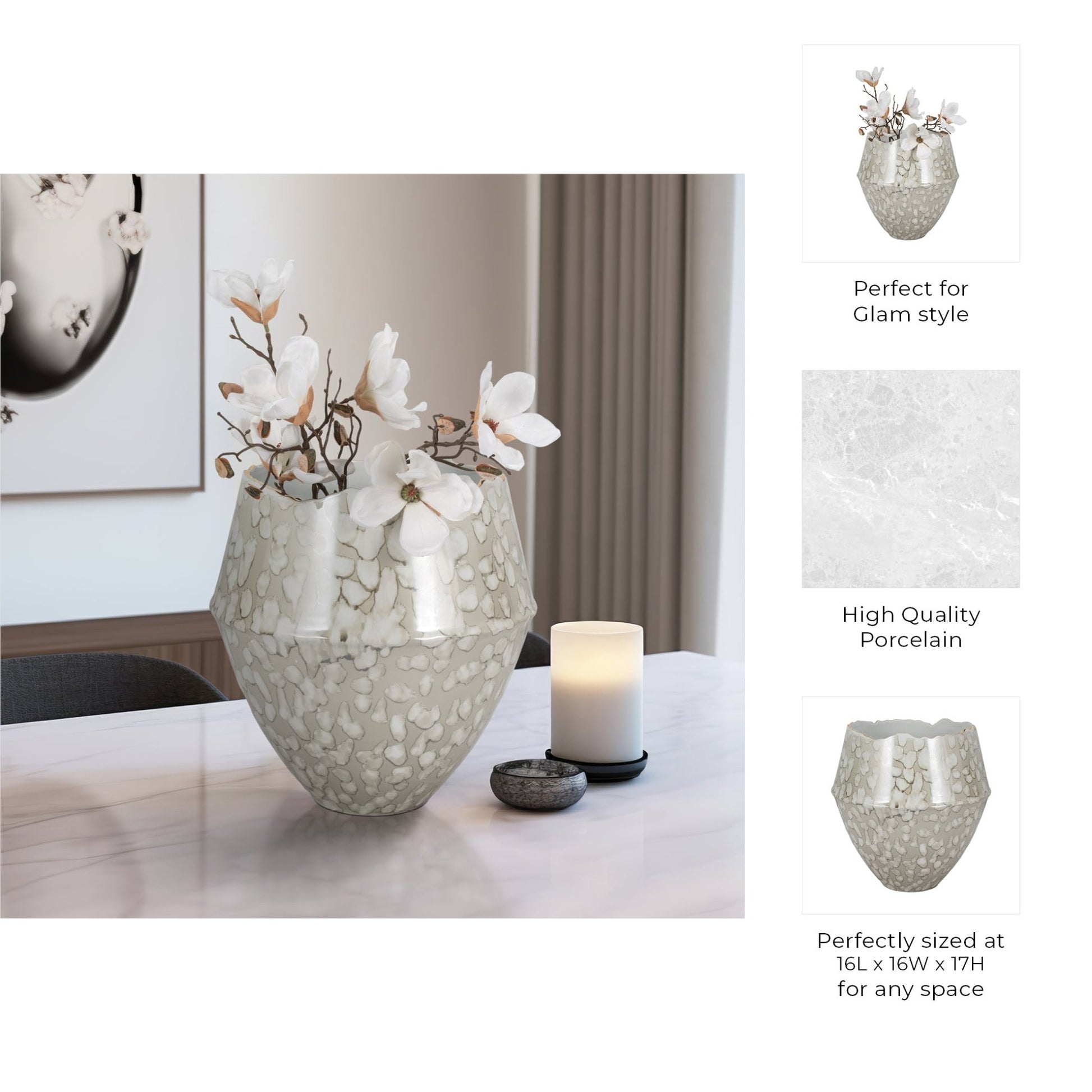 CALEDONIA VASE, MULTI Vases and Jars| Sagebrook Home