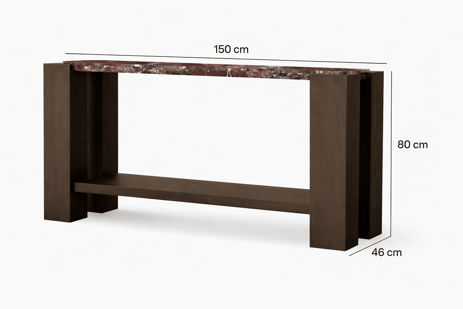 Calla Console table - Red Marble Consoles & Sideboards| AlRugaib Furniture