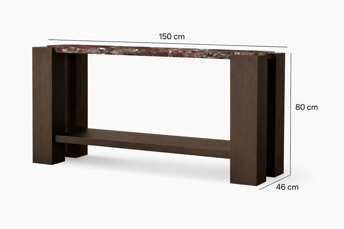 Calla Console table - Red Marble Consoles & Sideboards| AlRugaib Furniture