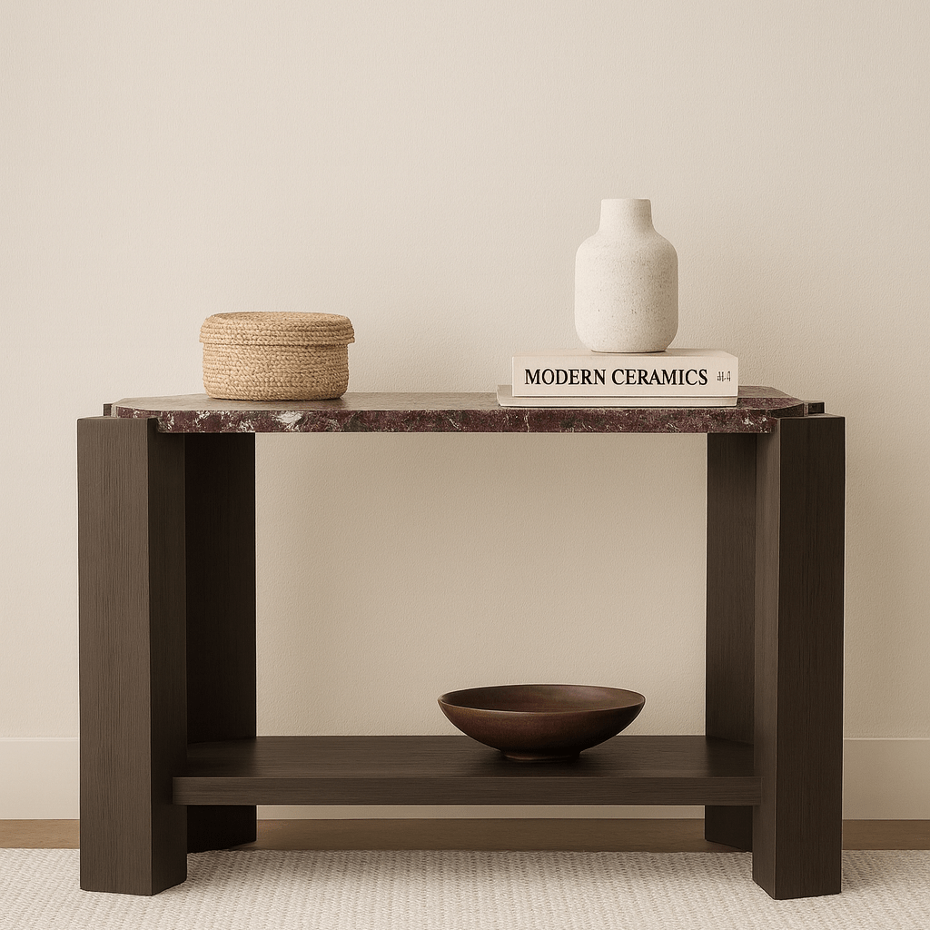 Calla Console table - Red Marble Consoles & Sideboards| AlRugaib Furniture
