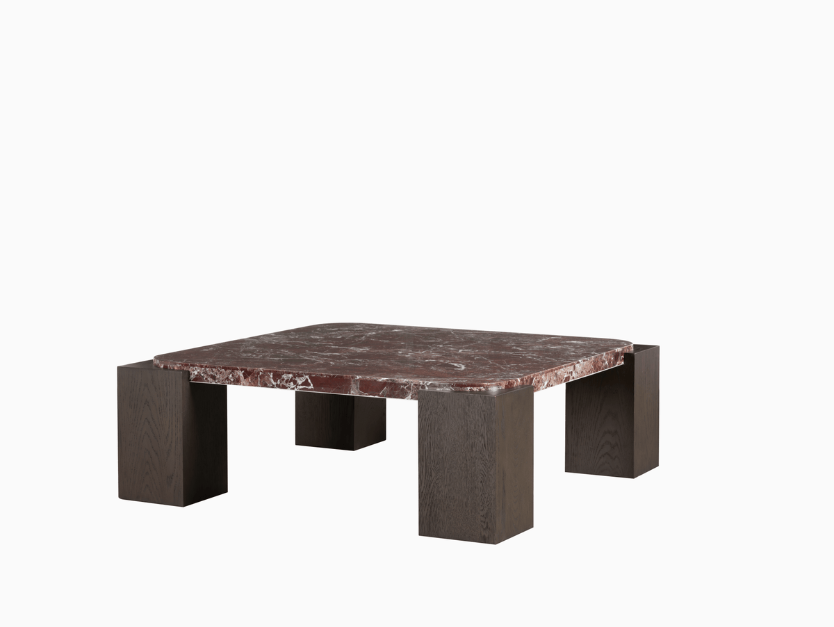 Calla Red Marble Coffee Table Coffee Tables| AlRugaib Furniture