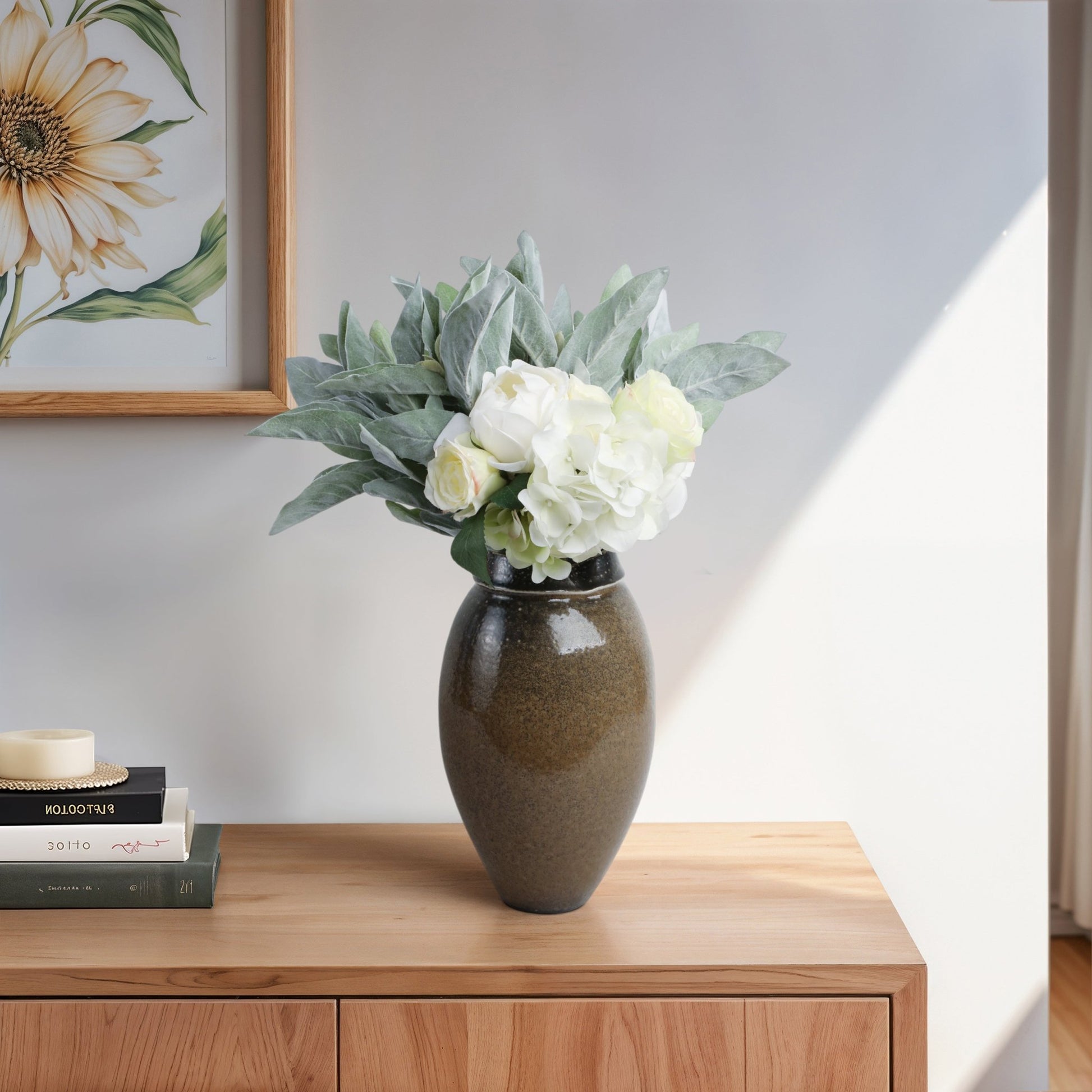 Callen Porcelain Vase, Brown Vases and Jars| Sagebrook Home