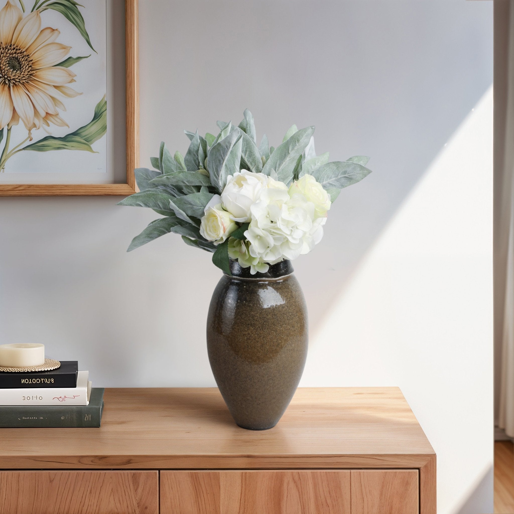 Callen Porcelain Vase, Brown Vases and Jars| Sagebrook Home