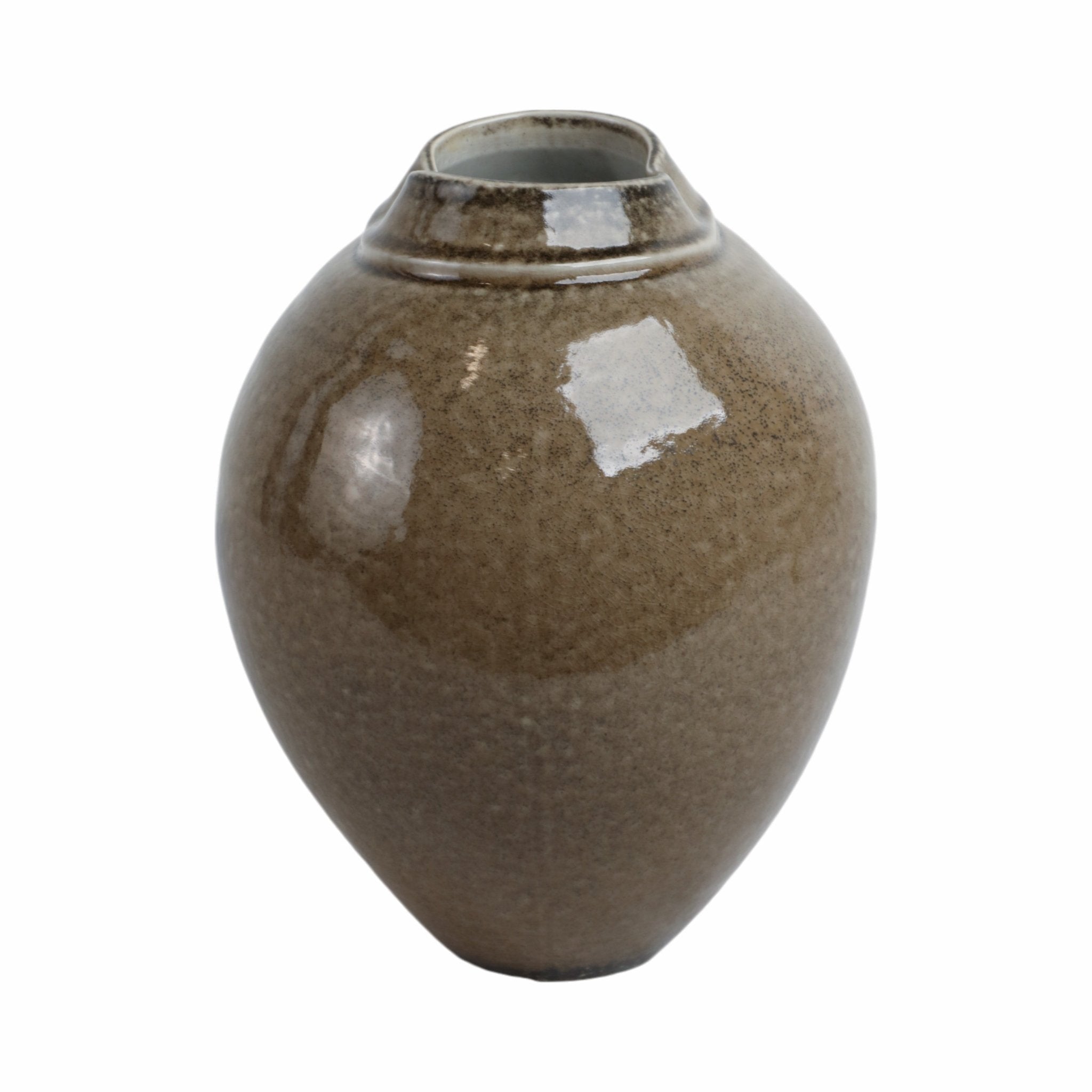 Callen Porcelain Vase, Brown Vases and Jars| Sagebrook Home