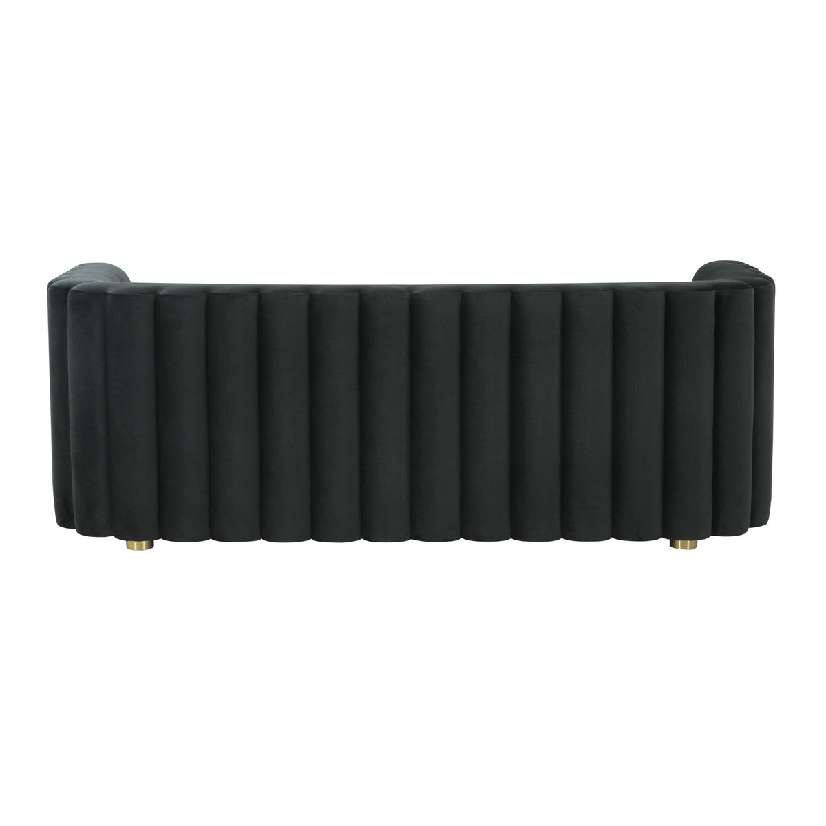Callie Black Velvet Sofa Sofas & Loveseats| TOV