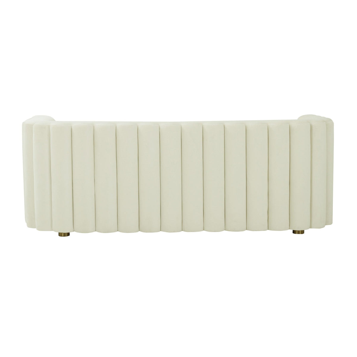 Callie Cream Velvet Sofa Sofas & Loveseats| TOV