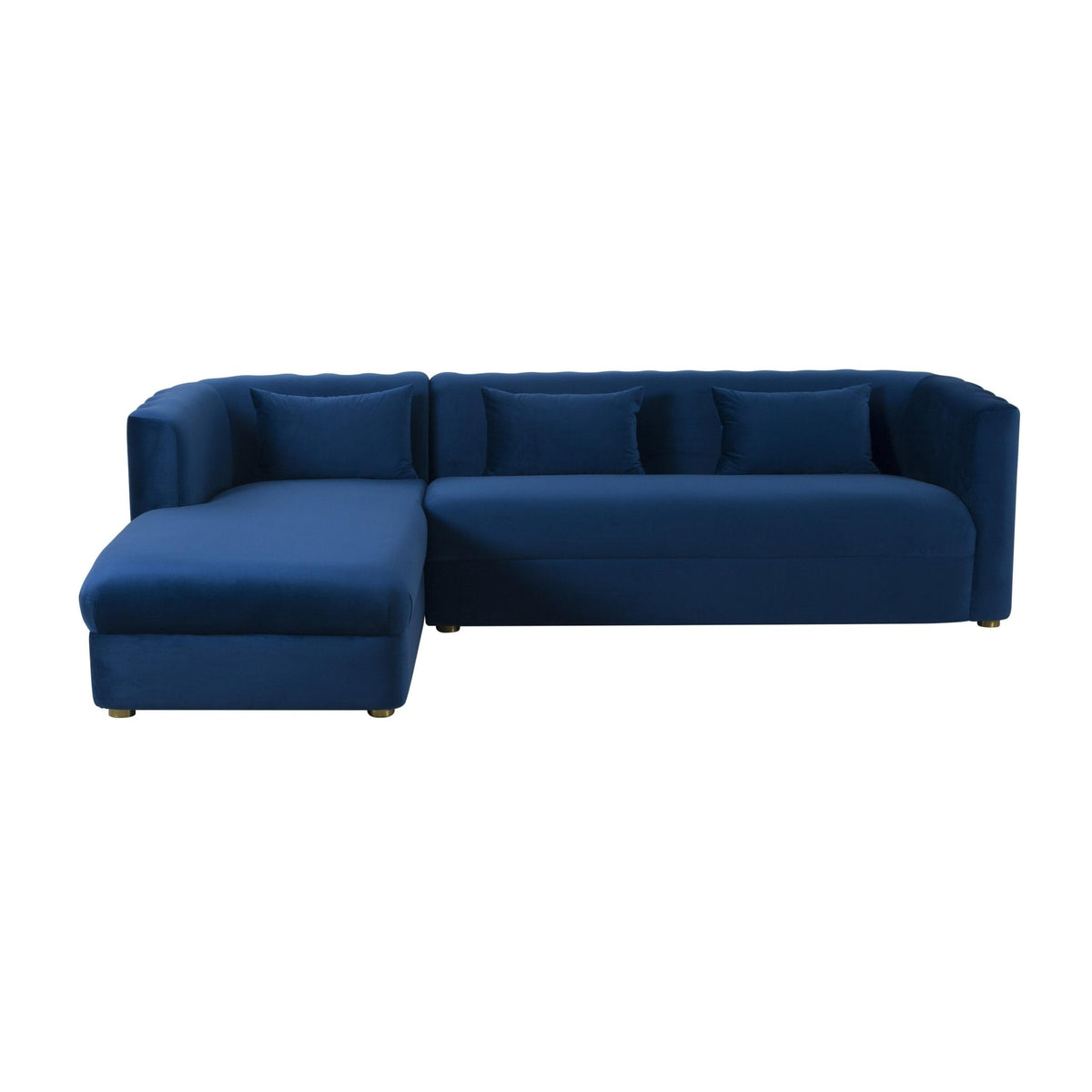 Callie Navy Velvet Sectional - LAF Sectionals| TOV