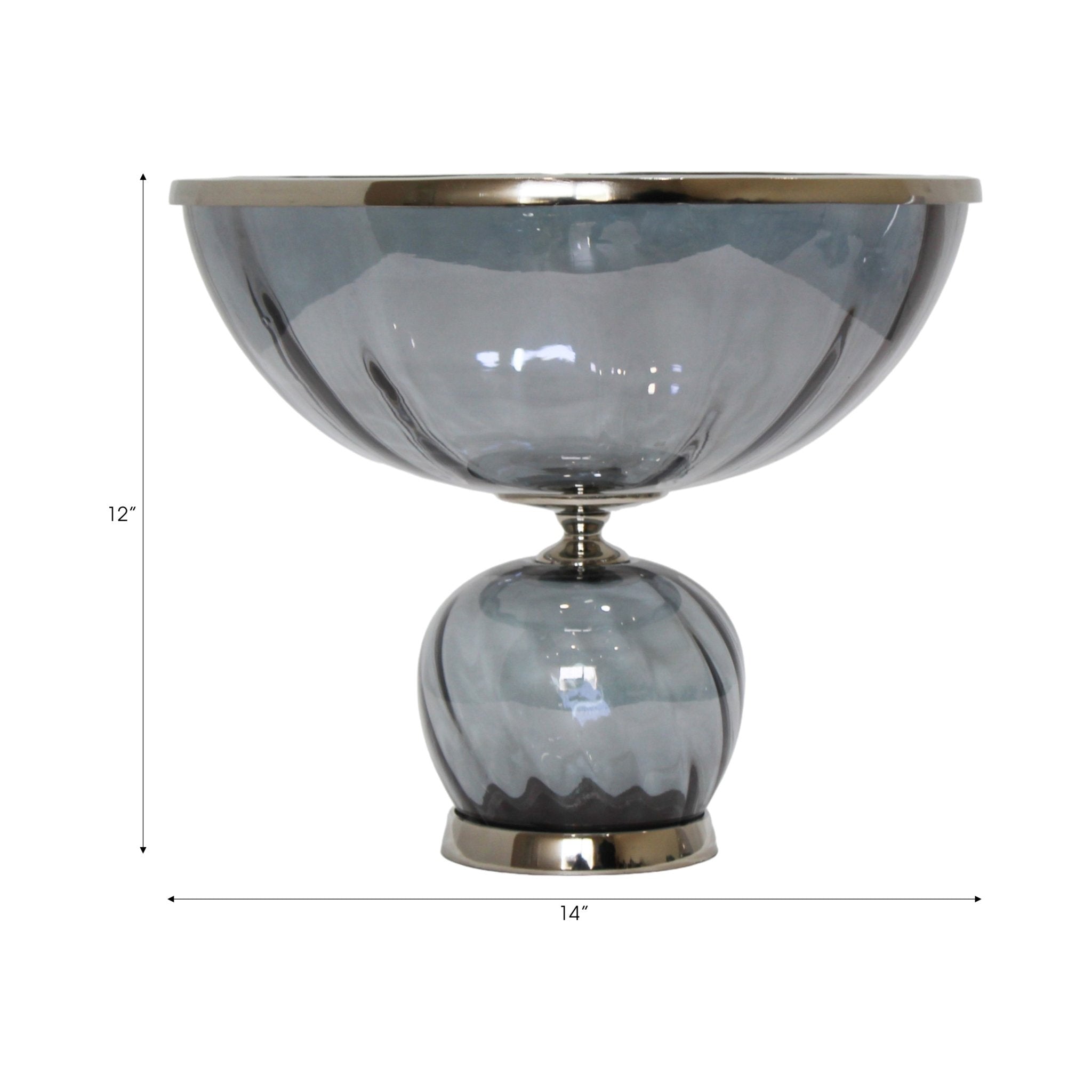 CALLINE GLASS BOWL Vases and Jars| Sagebrook Home