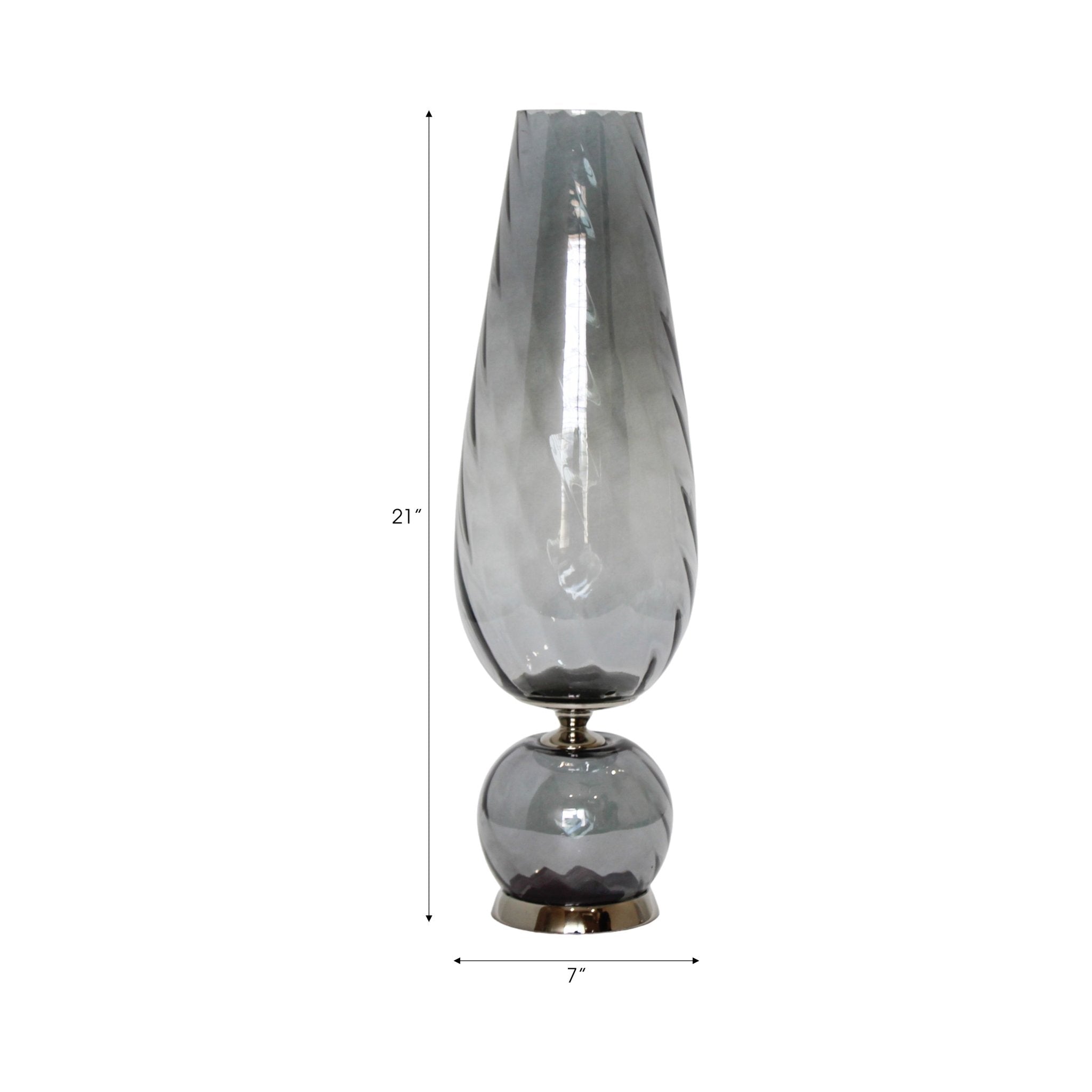 Calline Glass Vase Vases and Jars| Sagebrook Home