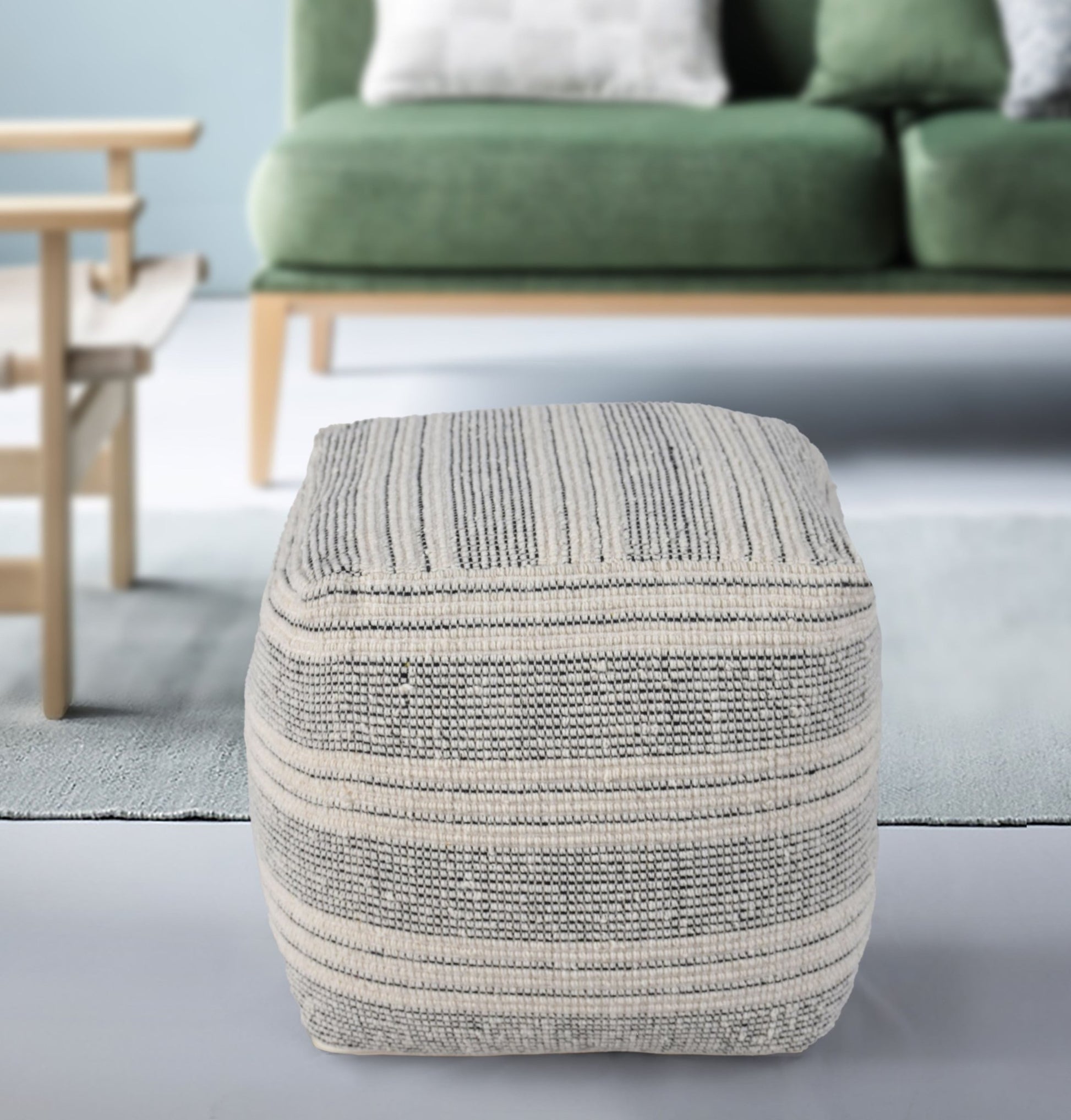CALMAR POUF Poufs| Roots Furniture
