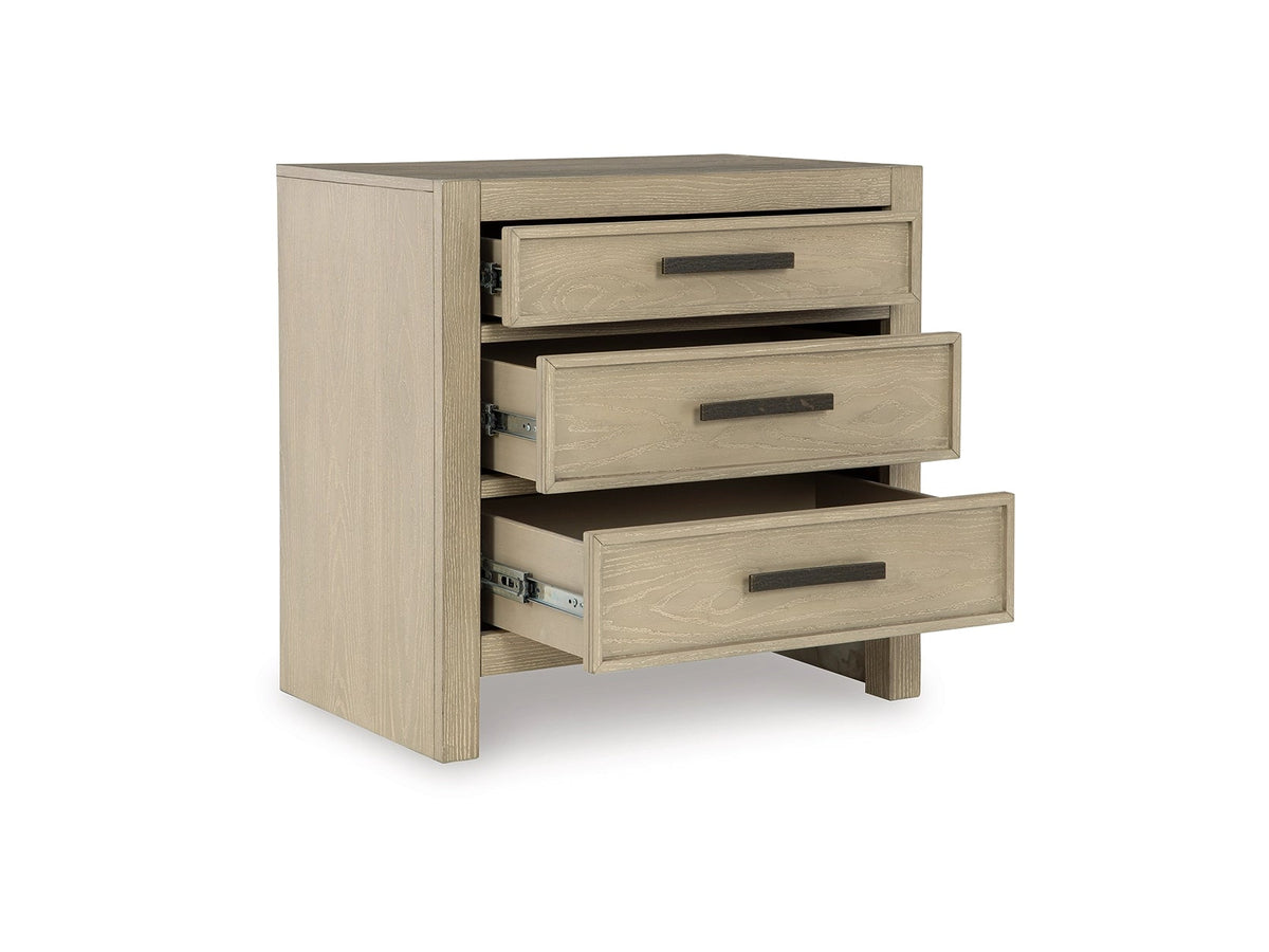 Calmoro Three Drawer Night Stand Nightstands| Ashley Homestore