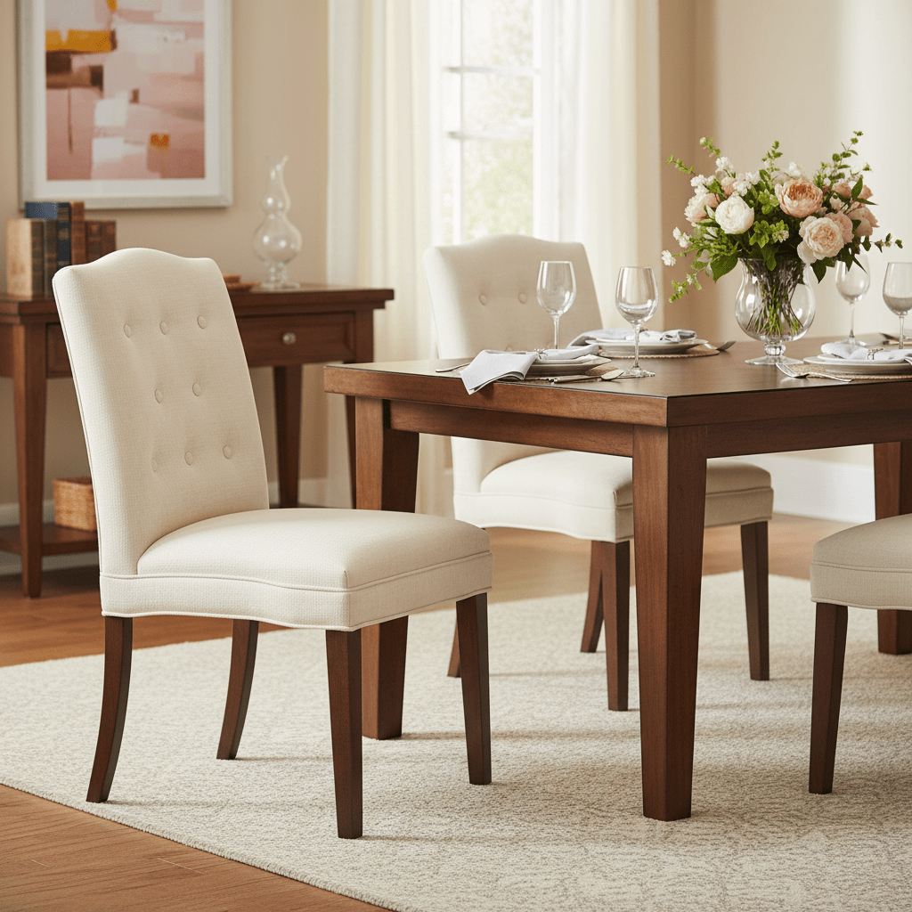 Camel Short Back Armless Stack Chair Chairs| Fairfield Chair