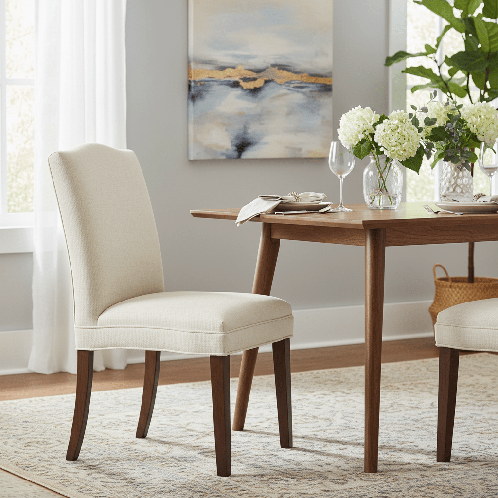 Camel Short Back Armless Stack Chair Chairs| Fairfield Chair