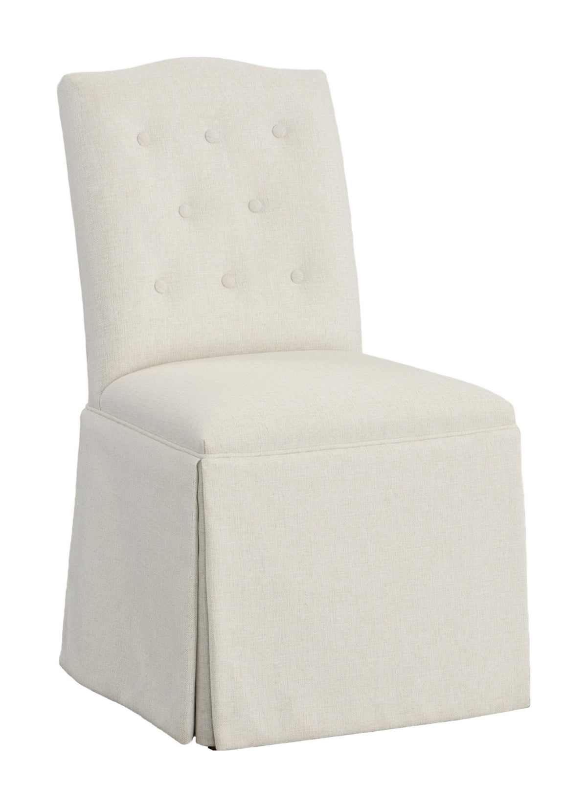 Camel Short Back Skirted Dining Chair Dining Chairs| Fairfield Chair